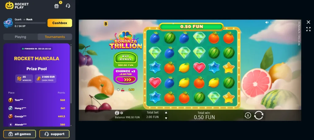 Bonanza Trillion RocketPlay Slot