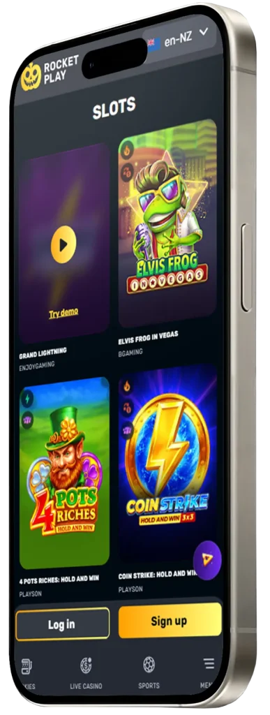 Slots on Mobile App