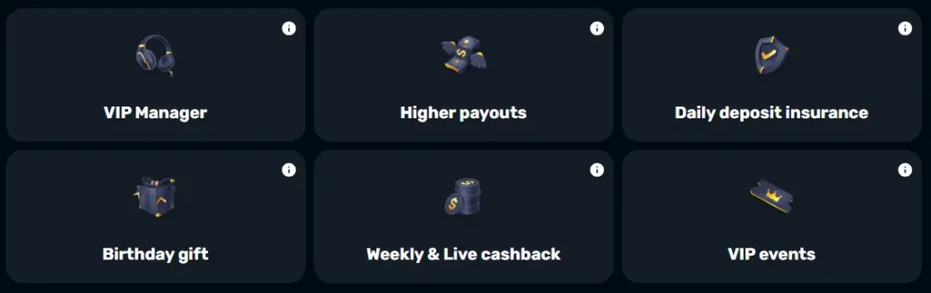 VIP Benefits at RocketPlay Casino